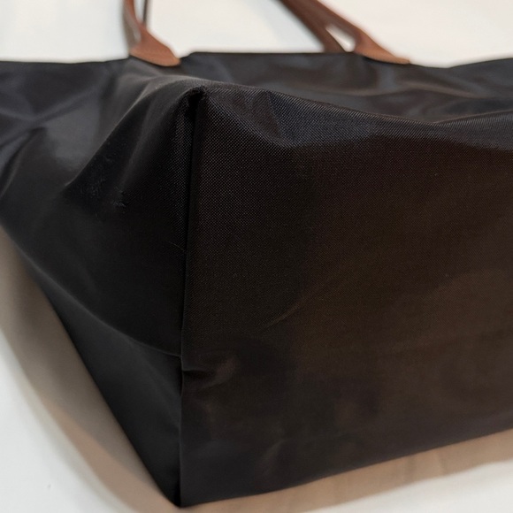 Longchamp Le Pliage Tote Bag Black and Brown - Picture 13 of 16